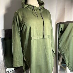 SHEIN Green Long Sleeve Dress with Relaxed Fit